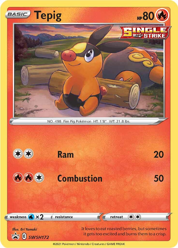 Tepig (SWSH172) [Sword & Shield: Black Star Promos] | Good Games North