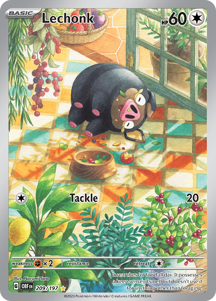 Lechonk (209/197) [Scarlet & Violet: Obsidian Flames] | Good Games North