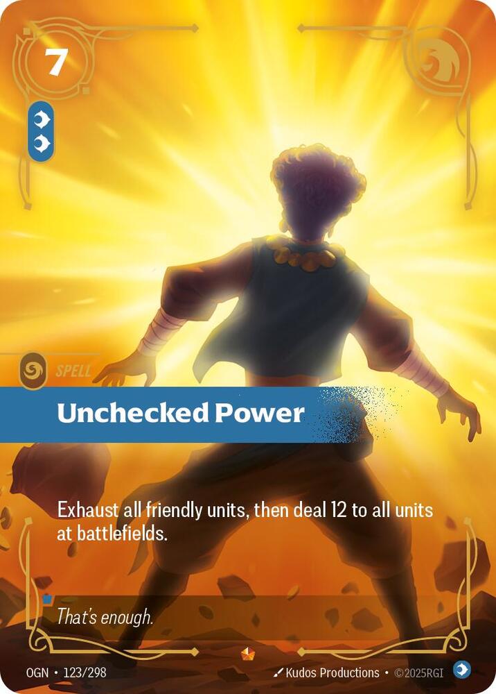 Unchecked Power 123/298 (Origins)  - Foil | Good Games North