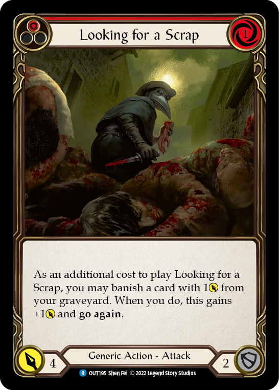 Looking for a Scrap (Red) [OUT195] (Outsiders) | Good Games North