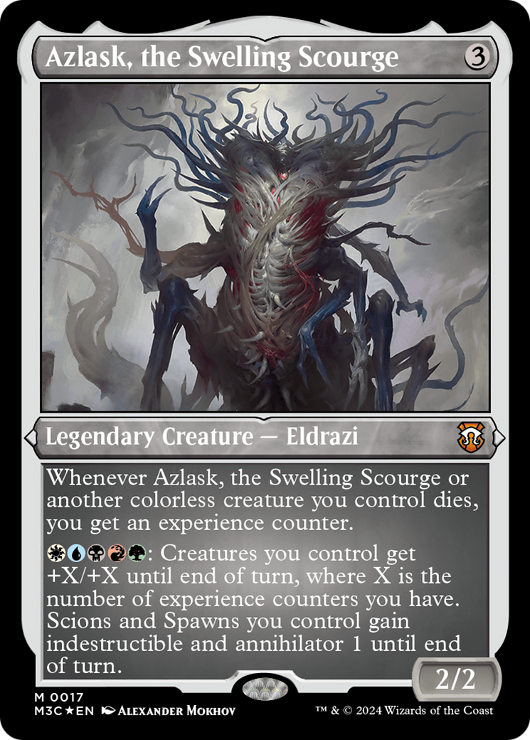 Azlask, the Swelling Scourge (Foil Etched) [Modern Horizons 3 Commander] | Good Games North
