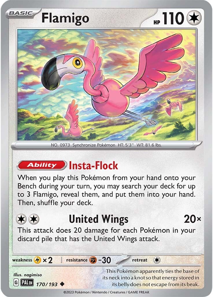 Flamigo (170/193) [Scarlet & Violet: Paldea Evolved] | Good Games North