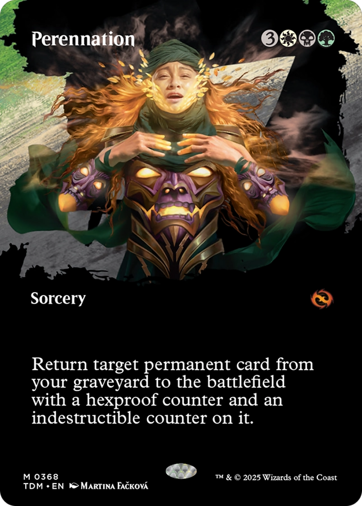 Perennation (Borderless) [Tarkir: Dragonstorm] | Good Games North