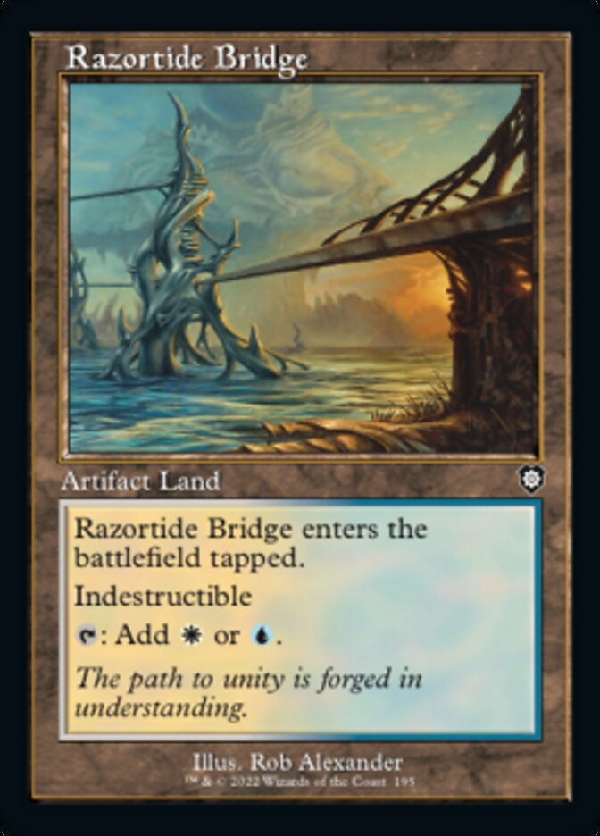 Razortide Bridge (Retro) [The Brothers' War Commander] | Good Games North