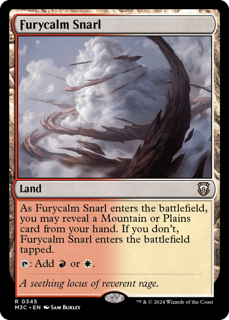 Furycalm Snarl (Ripple Foil) [Modern Horizons 3 Commander] | Good Games North