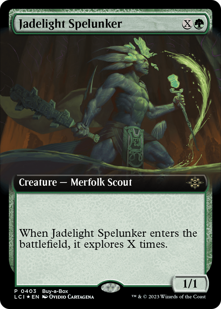 Jadelight Spelunker (Extended Art) (Buy-A-Box) [The Lost Caverns of Ixalan Promos] | Good Games North