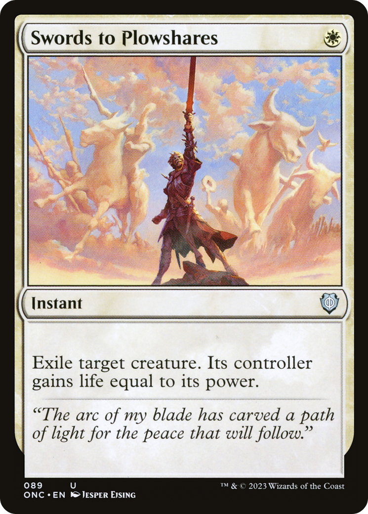 Swords to Plowshares [Phyrexia: All Will Be One Commander] | Good Games North