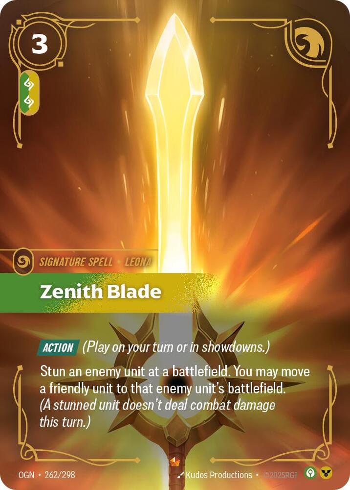 Zenith Blade (Origins)  - Foil | Good Games North