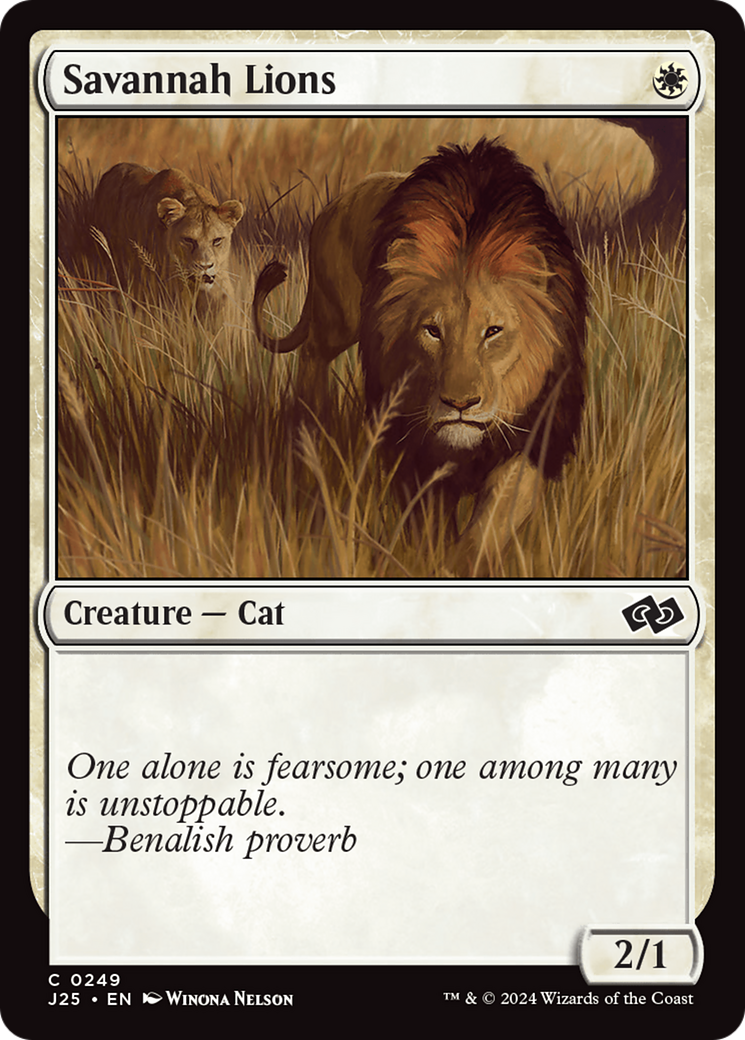 Savannah Lions [Foundations Jumpstart] | Good Games North