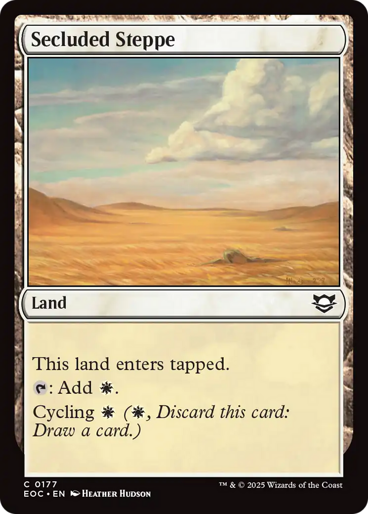 Secluded Steppe [Edge of Eternities Commander] | Good Games North