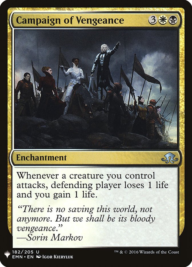 Campaign of Vengeance [Mystery Booster] | Good Games North