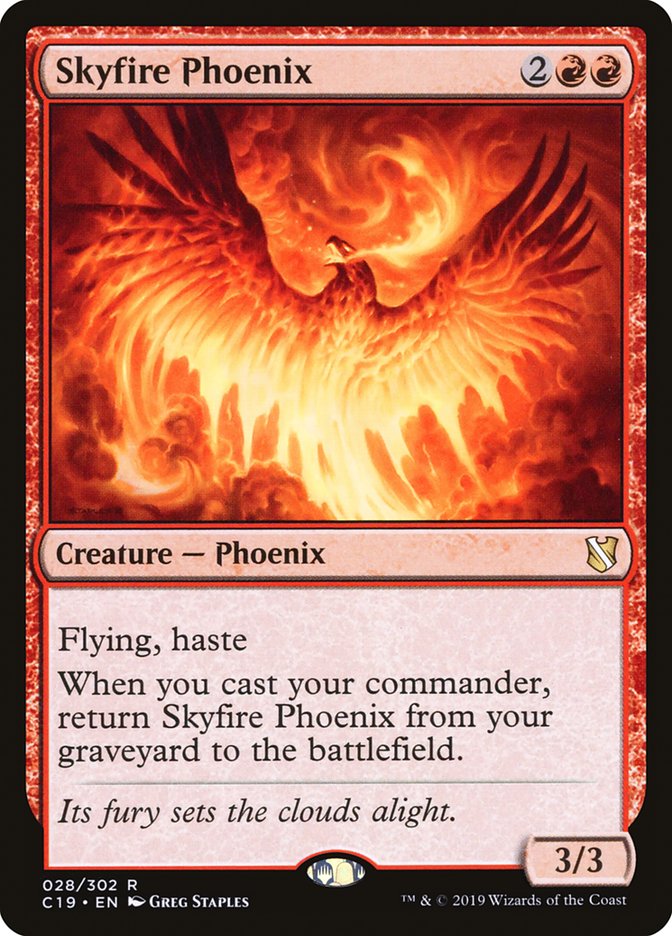 Skyfire Phoenix 28/302 (Commander 2019)  | Good Games North