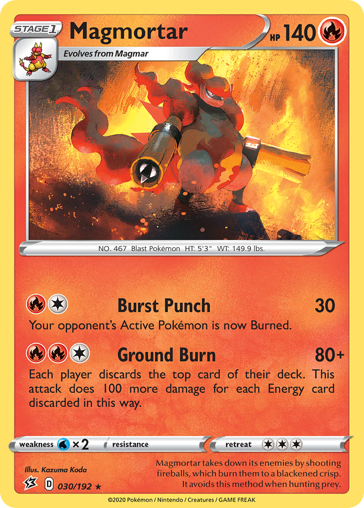 Magmortar (030/192) [Sword & Shield: Rebel Clash] | Good Games North