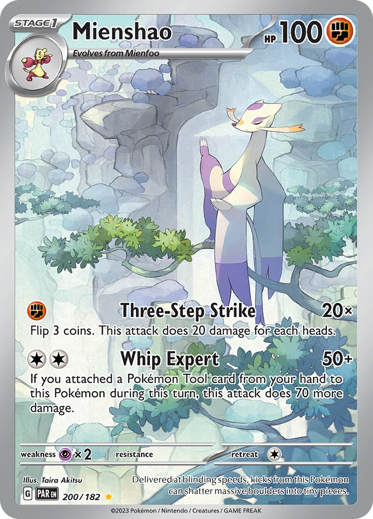 Mienshao (200/182) [Scarlet & Violet: Paradox Rift] | Good Games North