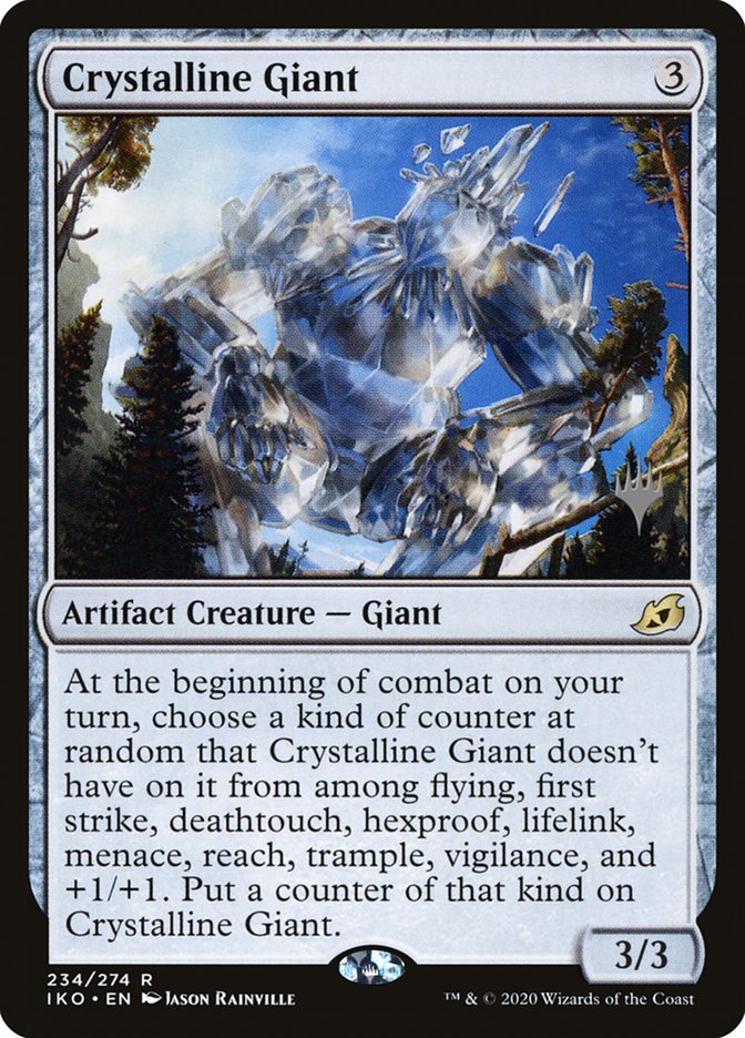 Crystalline Giant (Promo Pack) [Ikoria: Lair of Behemoths Promos] | Good Games North