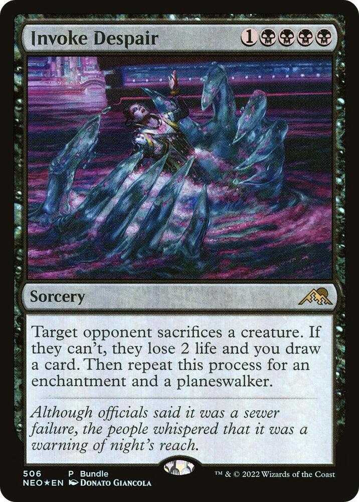 Invoke Despair NEO Bundle (Unique and Miscellaneous Promos)  - Foil | Good Games North