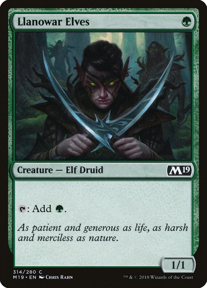 Llanowar Elves 314/280 (Core Set 2019)  | Good Games North