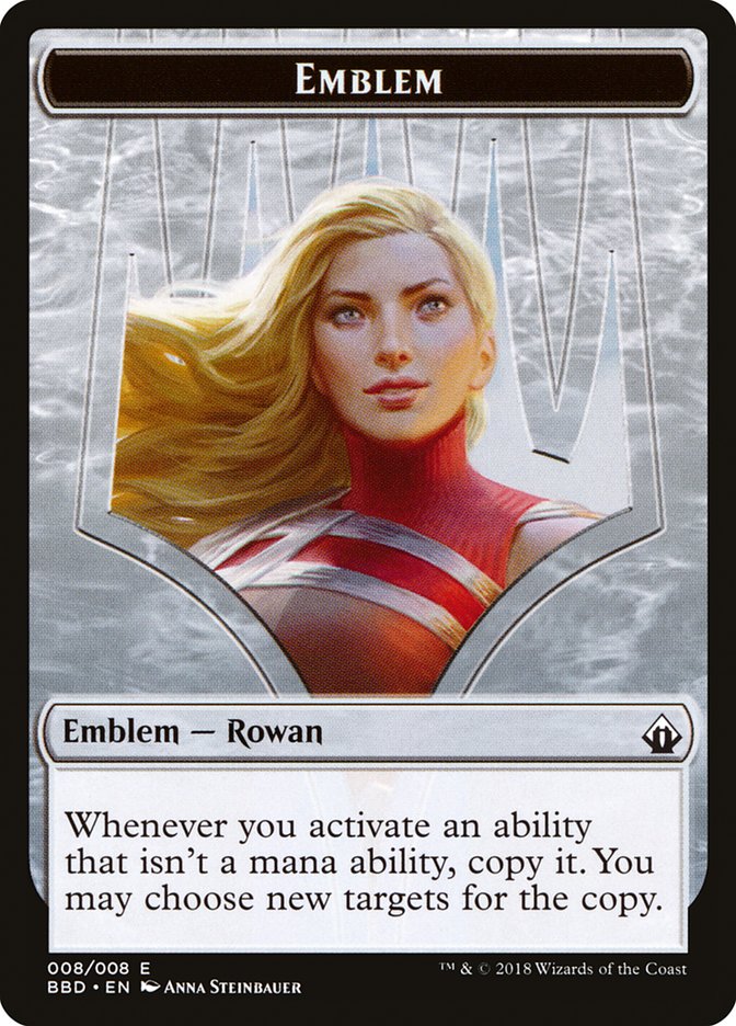 Rowan Kenrith Emblem [Battlebond Tokens] | Good Games North