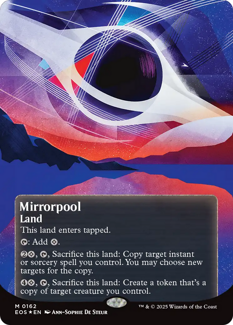 Mirrorpool (0162) (Borderless) (Galaxy Foil) [Edge of Eternities: Stellar Sights] | Good Games North