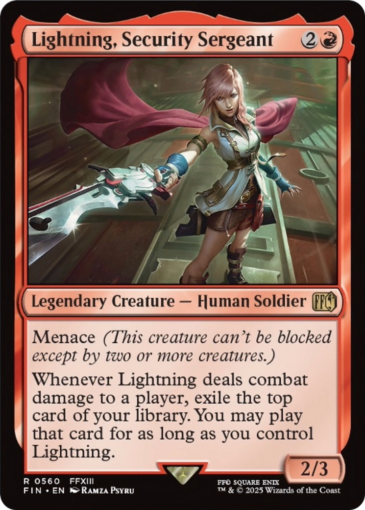 Lightning, Security Sergeant [FINAL FANTASY] | Good Games North
