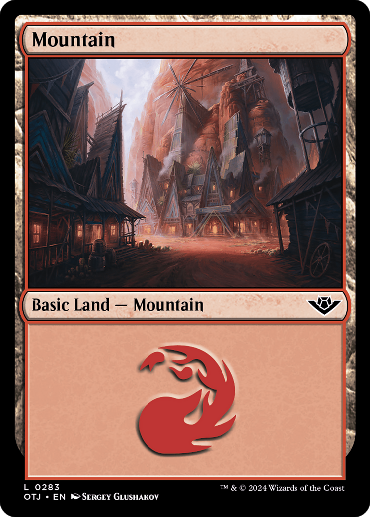 Mountain (0283) [Outlaws of Thunder Junction] | Good Games North