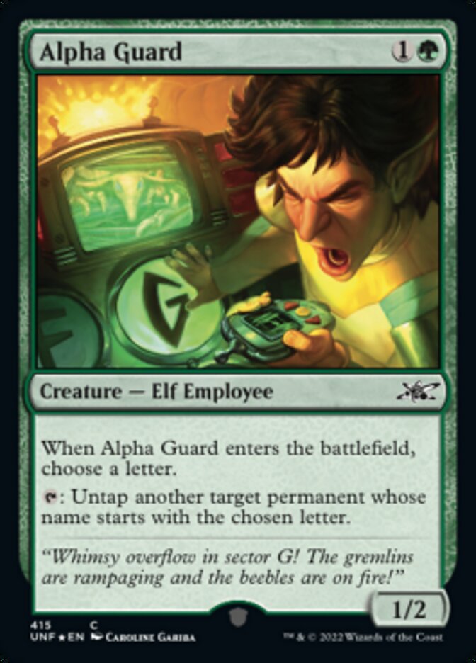 Alpha Guard (Galaxy Foil) [Unfinity] | Good Games North