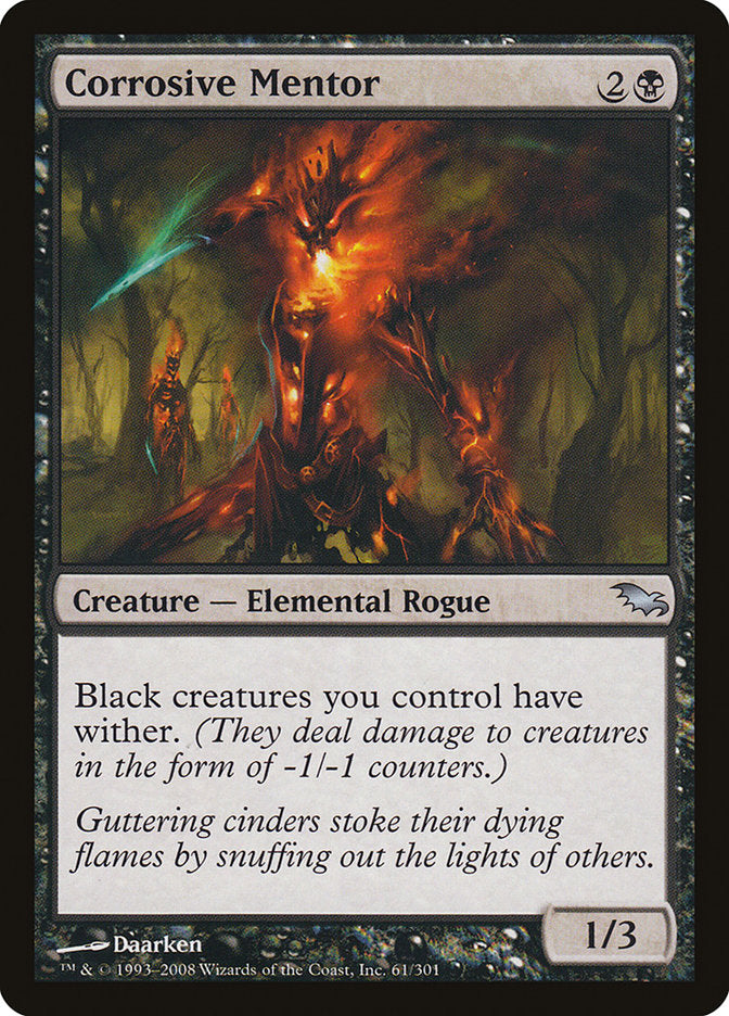 Corrosive Mentor 61/301 (Shadowmoor)  | Good Games North