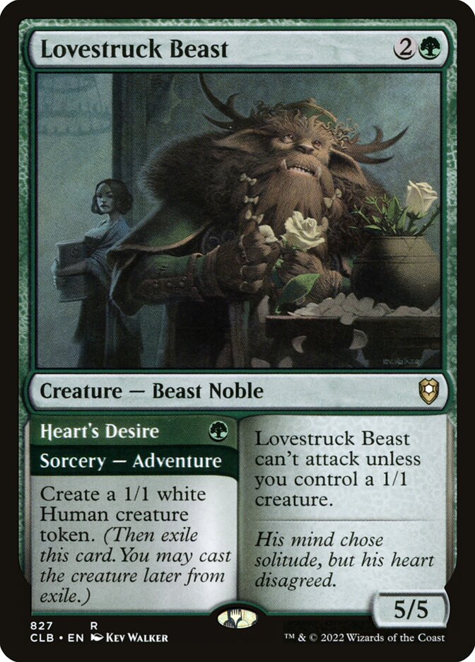 Lovestruck Beast // Heart's Desire (Commander Legends: Battle for Baldur's Gate)  | Good Games North