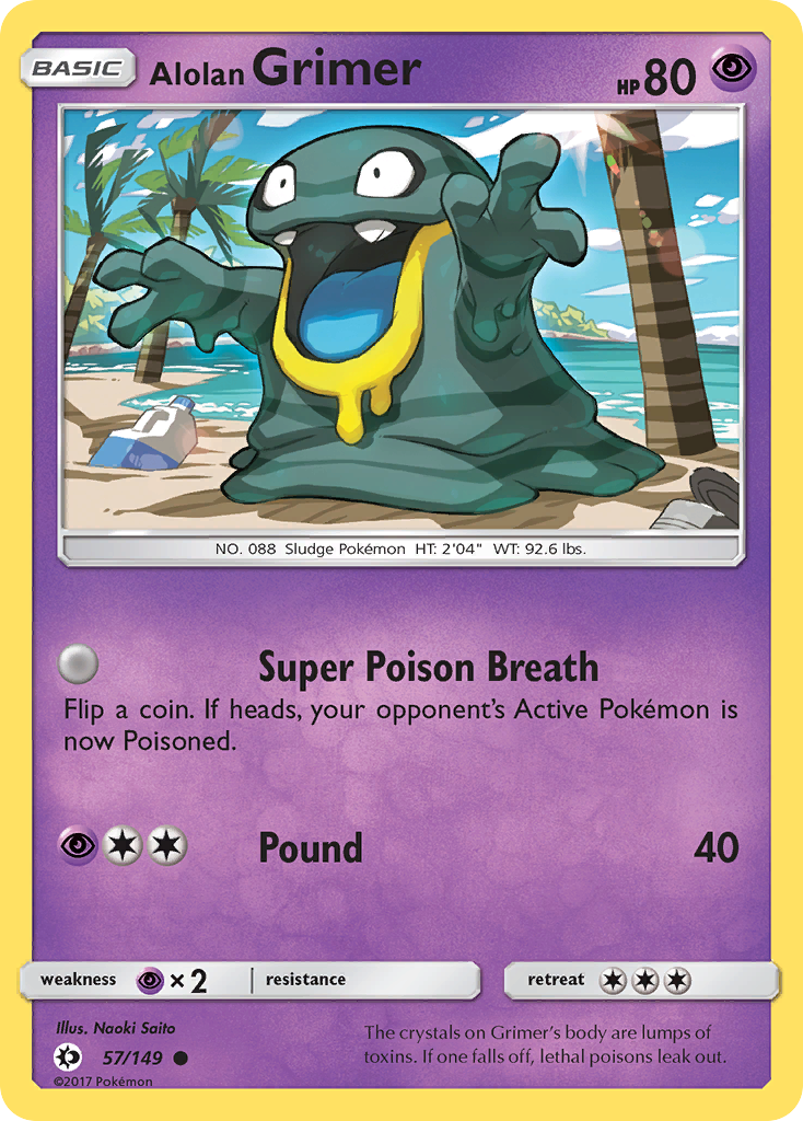 Alolan Grimer (57/149) [Sun & Moon: Base Set] | Good Games North