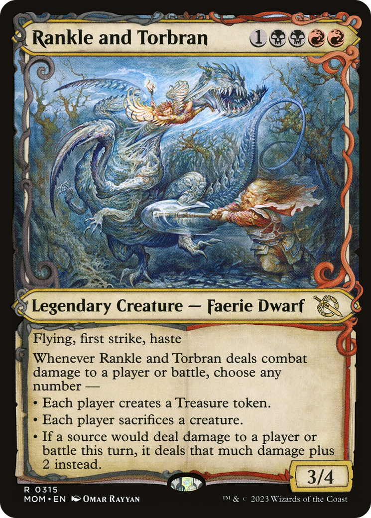 Rankle and Torbran (Showcase Planar Booster Fun) [March of the Machine] | Good Games North