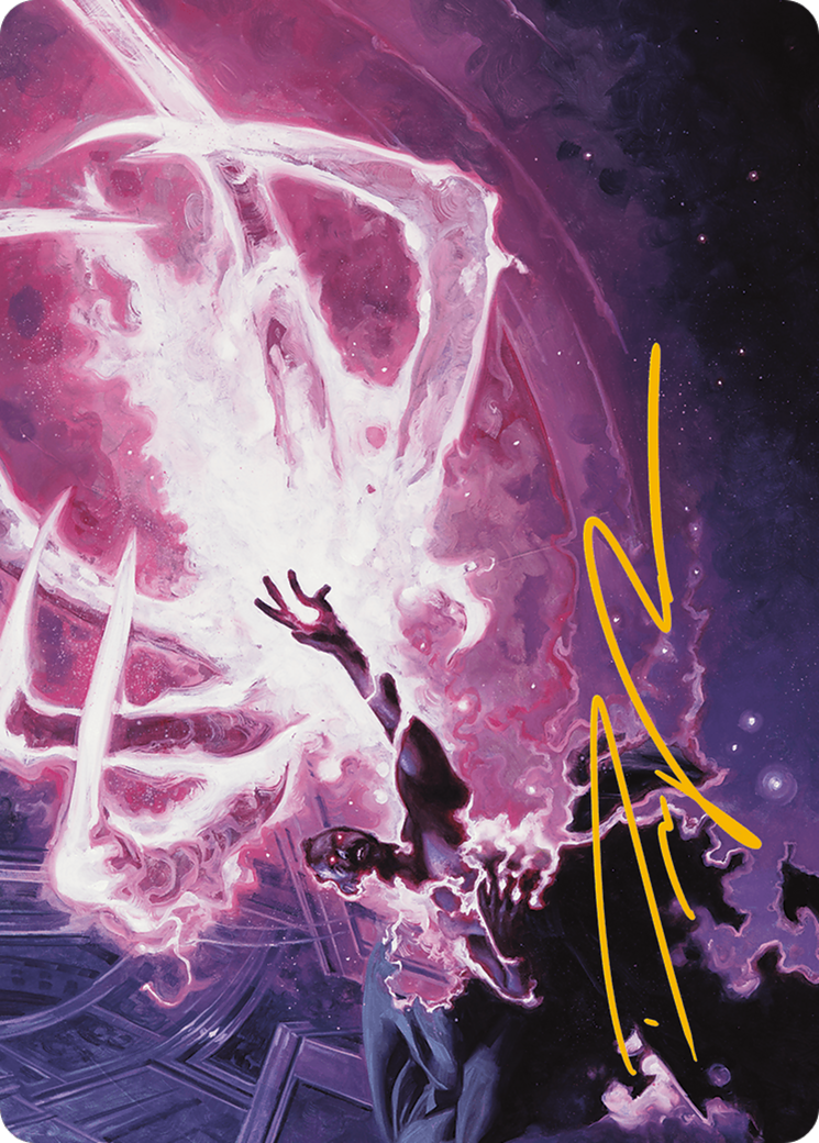 Flare of Malice Art Card (Gold-Stamped Signature) [Modern Horizons 3 Art Series] | Good Games North