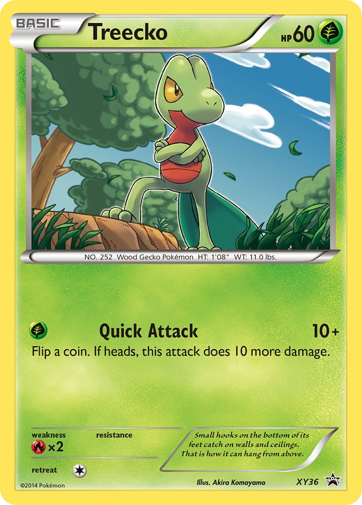 Treecko (XY36) [XY: Black Star Promos] | Good Games North