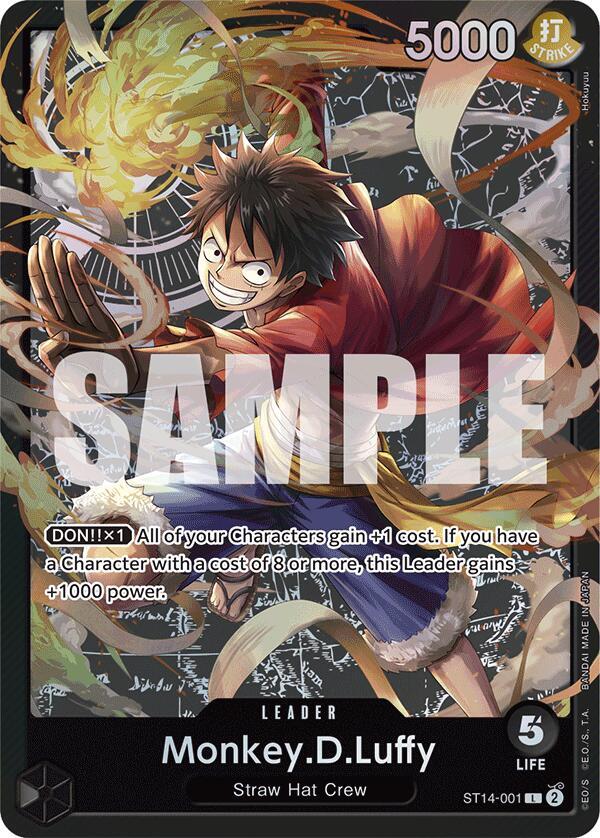 Monkey.D.Luffy ST14-001 (Starter Deck 14: 3D2Y)  - Foil | Good Games North