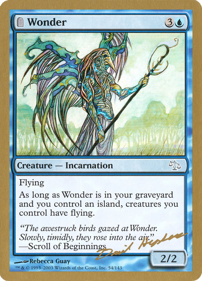 Wonder (Dave Humpherys) [World Championship Decks 2003] | Good Games North