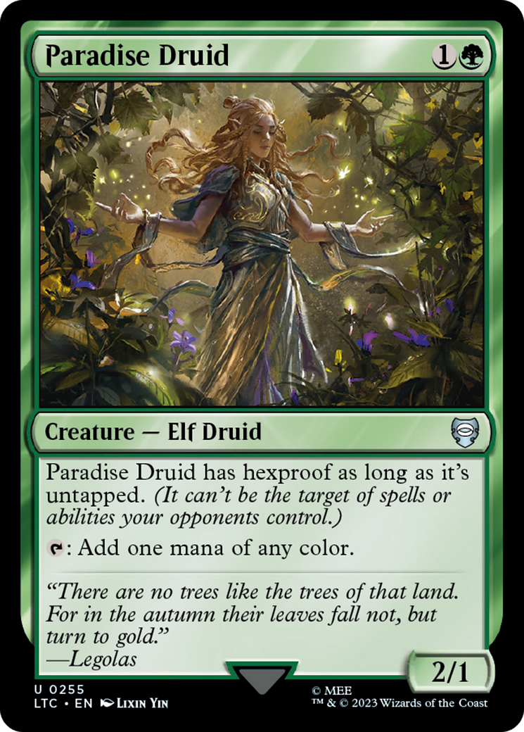 Paradise Druid [The Lord of the Rings: Tales of Middle-Earth Commander] | Good Games North