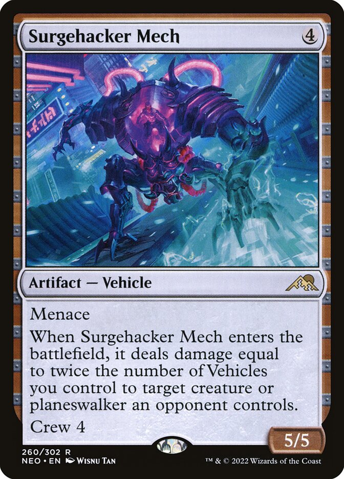 Surgehacker Mech (Kamigawa: Neon Dynasty)  | Good Games North