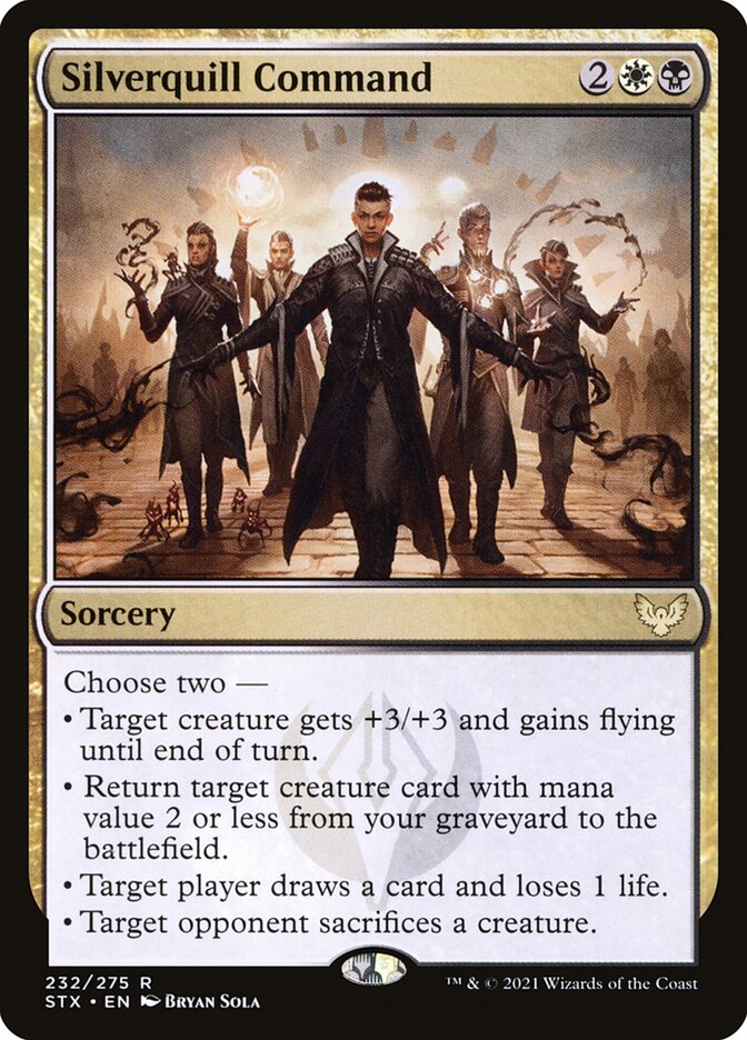 Silverquill Command 232 (Strixhaven: School of Mages)  - Foil | Good Games North