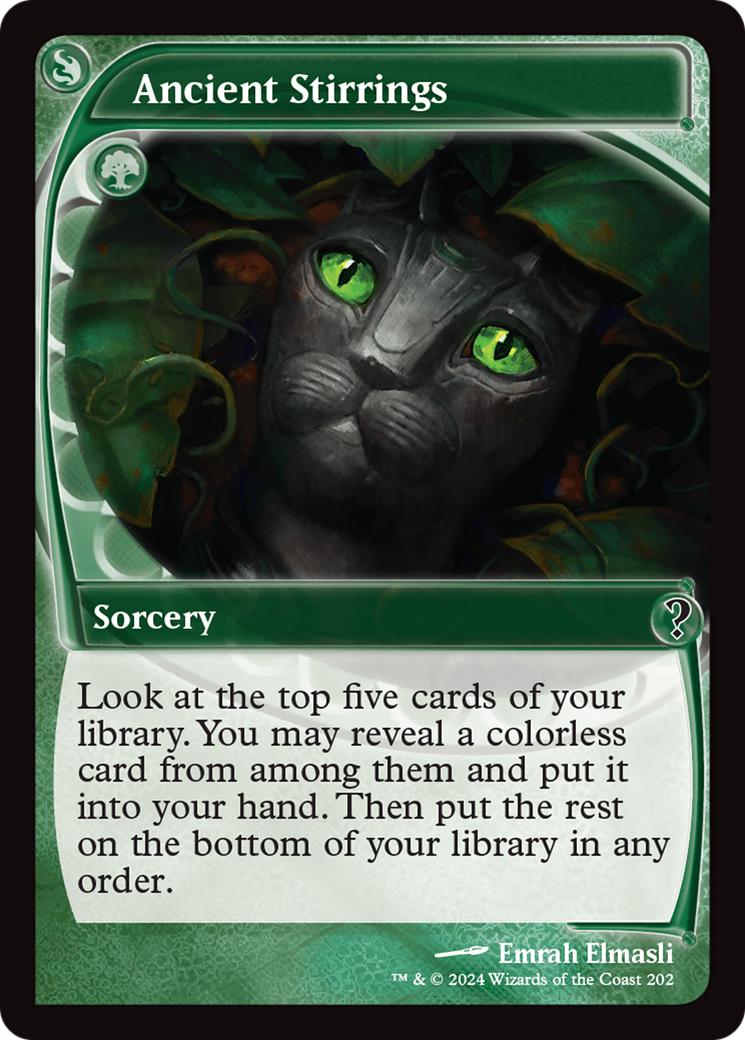Ancient Stirrings (Future Sight) [Mystery Booster 2] | Good Games North
