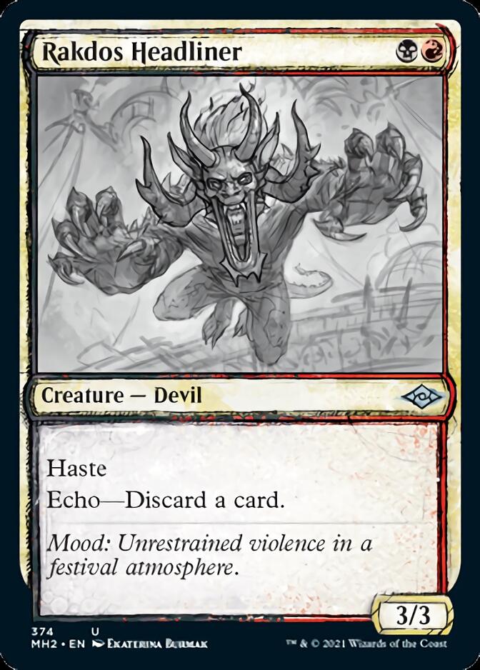 Rakdos Headliner (Sketch) [Modern Horizons 2] | Good Games North