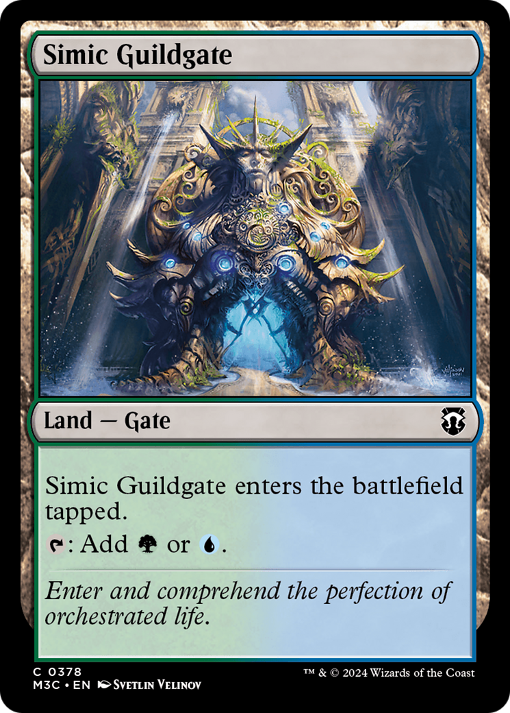 Simic Guildgate (Ripple Foil) [Modern Horizons 3 Commander] | Good Games North