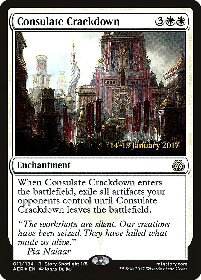 Consulate Crackdown [Aether Revolt Prerelease Promos] | Good Games North