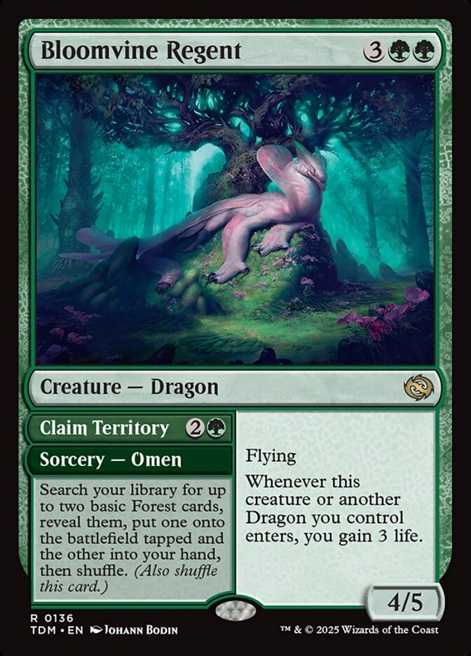 Bloomvine Regent // Claim Territory (Tarkir: Dragonstorm)  | Good Games North