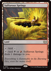 Sulfurous Springs [Duskmourn: House of Horror Commander] | Good Games North
