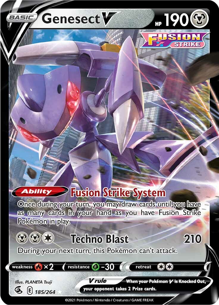 Genesect V (185/264) [Sword & Shield: Fusion Strike] | Good Games North
