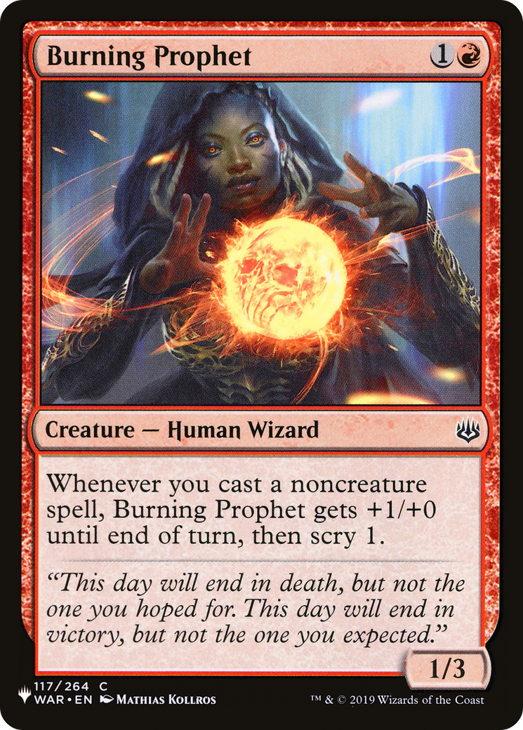 Burning Prophet [The List] | Good Games North