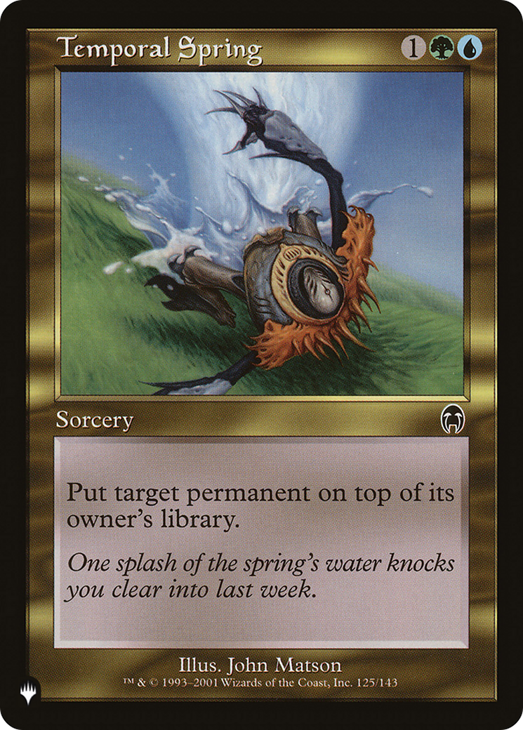 Temporal Spring [The List] | Good Games North