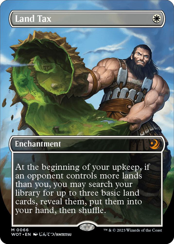 Land Tax 66 (Wilds of Eldraine: Enchanting Tales)  - Borderless | Good Games North