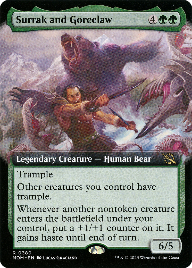 Surrak and Goreclaw (Extended Art) [March of the Machine] | Good Games North