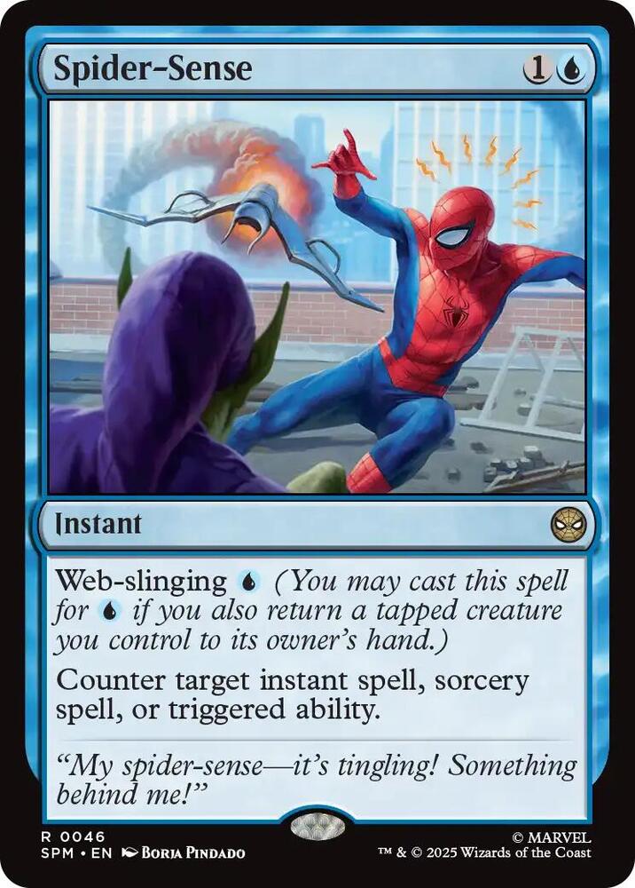 Spider-Sense 46/198 (Marvel's Spider-Man)  - Foil | Good Games North