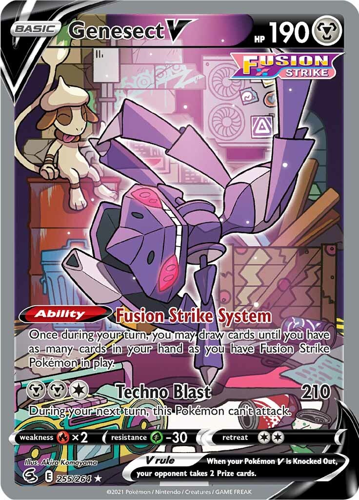Genesect V (255/264) [Sword & Shield: Fusion Strike] | Good Games North
